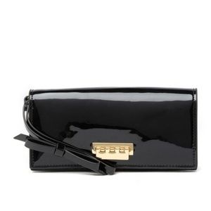 ZAC Zac Posen Earthette Patent Leather Wristlet